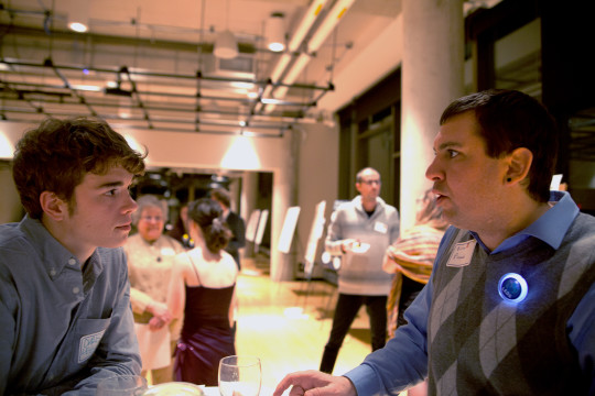 Students and faculty interact at the “Diversity in Science” formal. Photos  by Rose Nelson